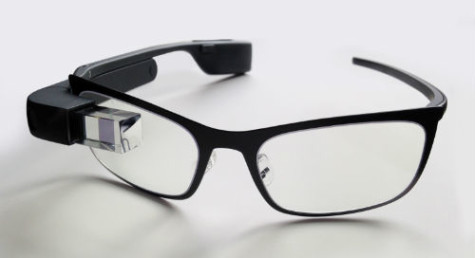 Google Glass compared to the eye wear seen in Back to the Future.