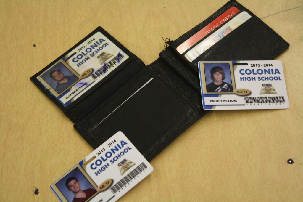 Because of the new rules at Colonia, seniros have to have their ID cards on them at all times. 