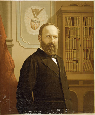 On September 19th, 1881, US president James Garfield died in office, following wounds from being shot a couple months prior.  