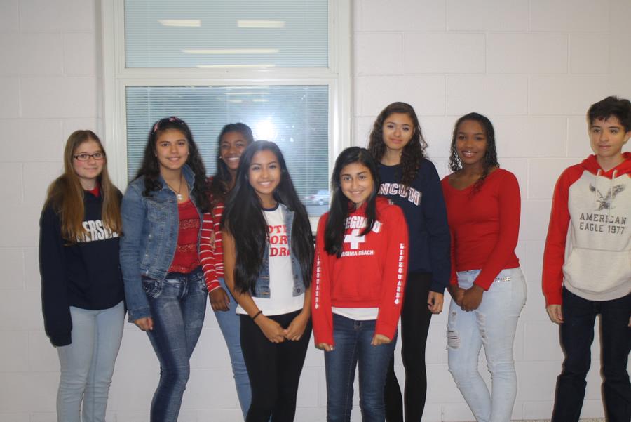 Proud to show our Red, White, and Blue, CHS students dress up for Patriotic Day during Spirit Week.