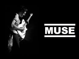 MUSE logo and lead guitarist and vocalist, Matthew Bellamy.