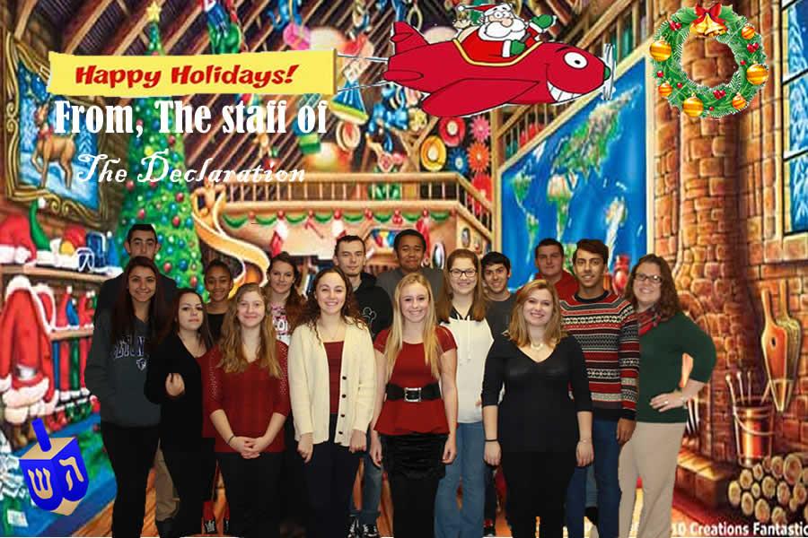 The staff of the declaration wishes you a happy holidays from Santas workshop aka The Declaration headquarters!