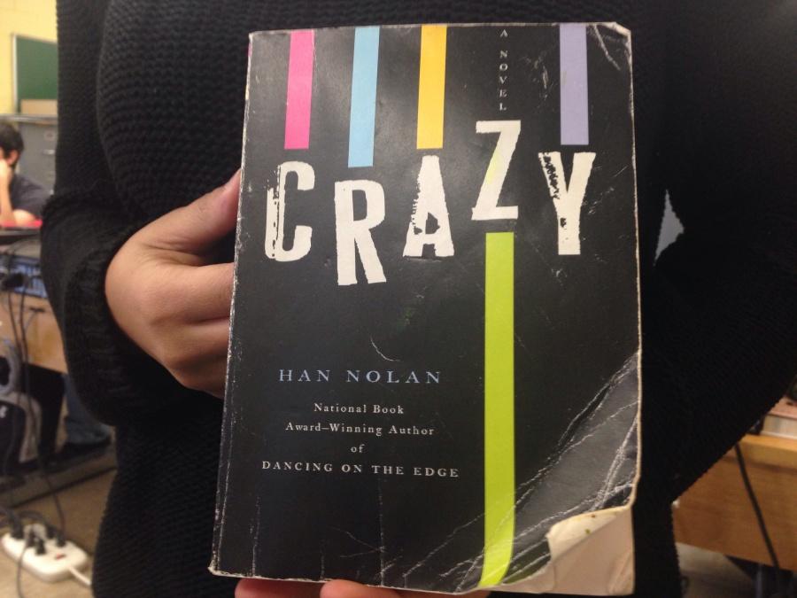 Paperback+cover+of+the+book+Crazy+by+Han+Nolan.