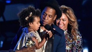 Honoring mom with the Video Vanguard Award at the MTV VMA's, Blue Ivy steps into the spotlight.