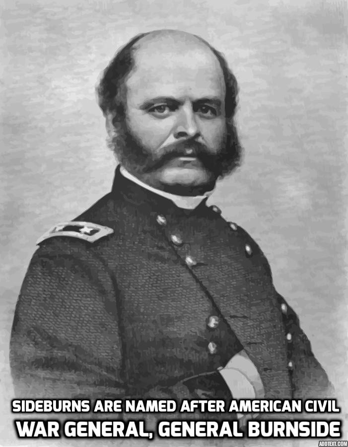 Check out the sideburns on General Burnside.