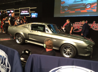 Ford Mustang Eleanor Replica crosses the block at a Barrett Jackson auction.