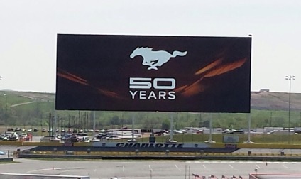 At the 50th Anniversary Car Show for the Mustang in April of 2014, thousands of Mustang fans brought their ponies to Charlotte Motor Speedway in North Carolina.