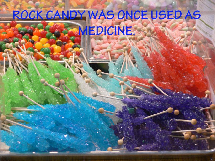Rock candy was once used as medicine.