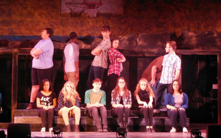 Cast members share their final moments on stage together for Carrie the Musical.