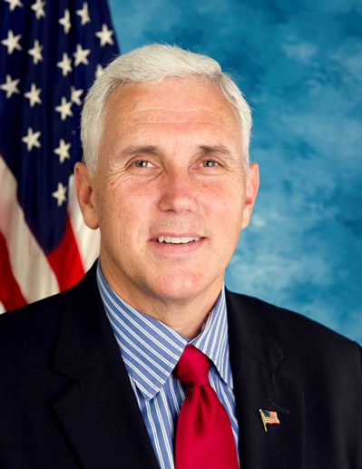 Indianas governor Mike Pence signs anti-lgbt law.