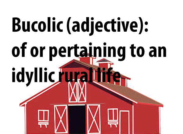 Bucolic (adjective)