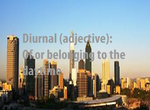 Dirurnal (adjective)