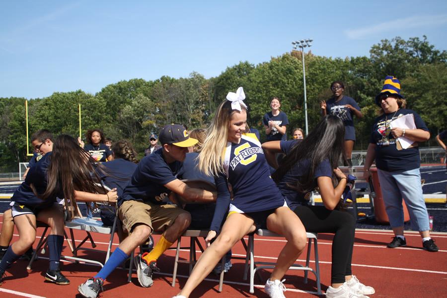 One of the highlights of Spirit week is musical chairs with the staff.