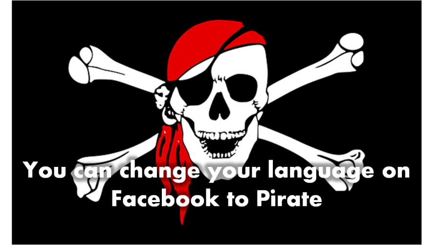 You can change your language on facebook to pirate