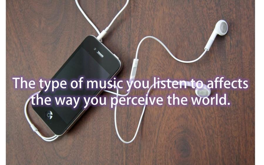 The type of music you listen to affects the way you perceive the world.