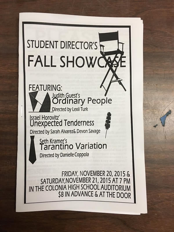 On November 21st, 2015,  Colonia presents their Fall Showcase 