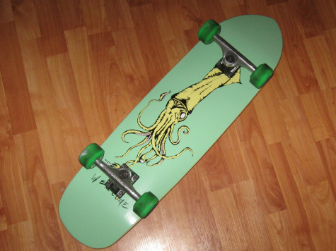 Welcome Skateboards "Control Squid" deck has its own unique shape