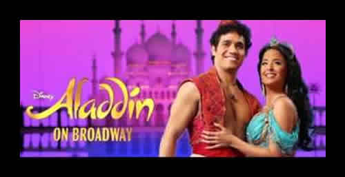 Aladdin and Jasmine from the hit Broadway musical.