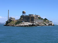The famous Alcatraz Prison.