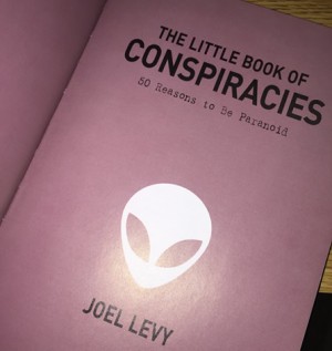 Title page for Joel Levy's conspiracy book.