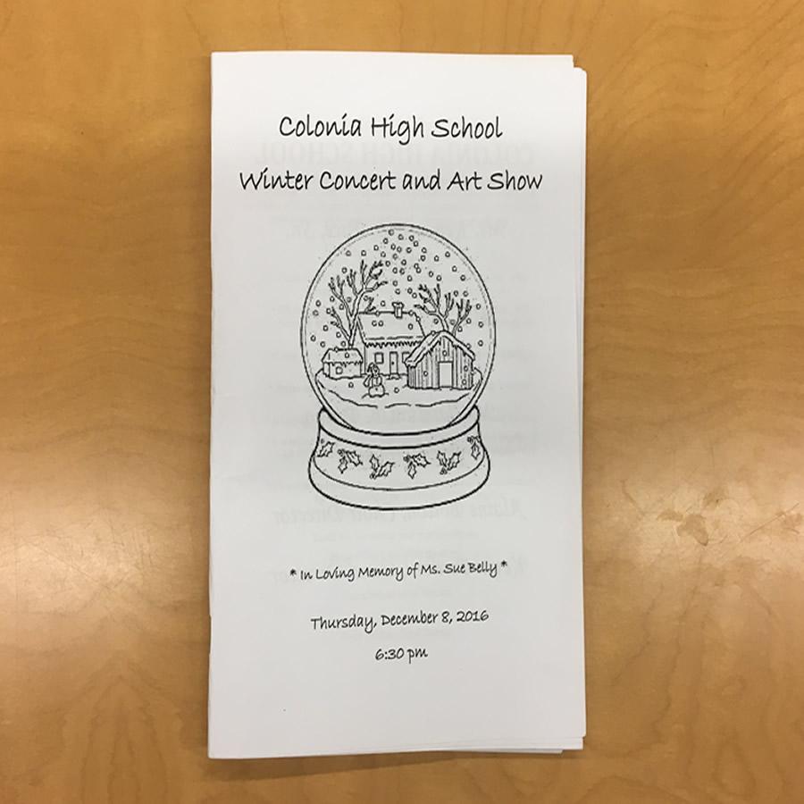 The Winter Concert and Art Festival reveal the talents of the students of Colonia High School. 
