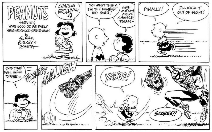 Before coming onto the big screen. the Peanuts comics were in newspapers every week.