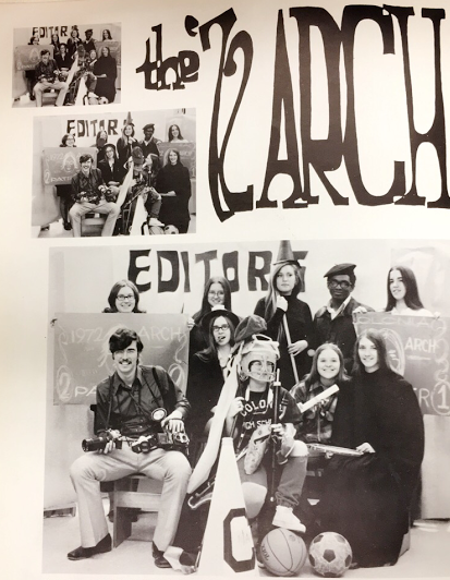 The Editors of the 1972 Colonia High School yearbook.