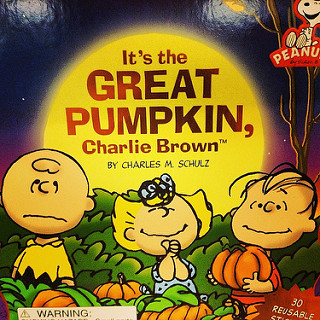 The Great Pumpkin Charlie Brown animation poster.