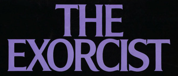 the movie logo for The Exorcist.
