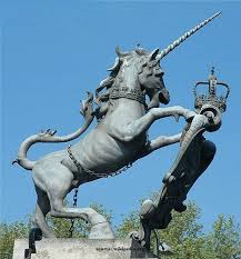 The unicorn is the national animal of Scotland