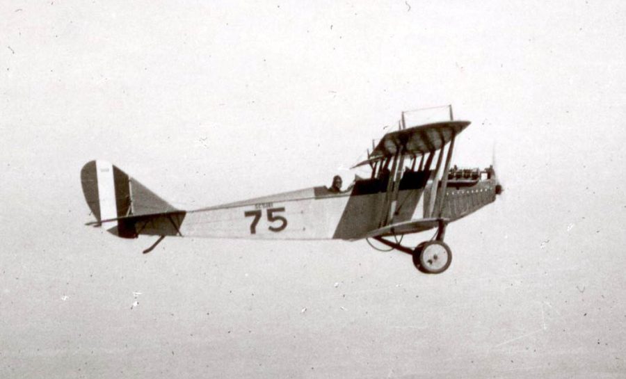 With the invention of the airplane, combat in the early 1900s took to the skies. 