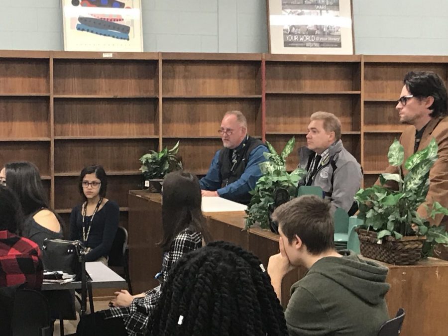 Colonia High Principal Kenneth D. Pace, Sr., and Woodbridge Township Board of Education Member Ezio Tamburello Attend Student Led Action Committee Meeting in Support of Students Plans