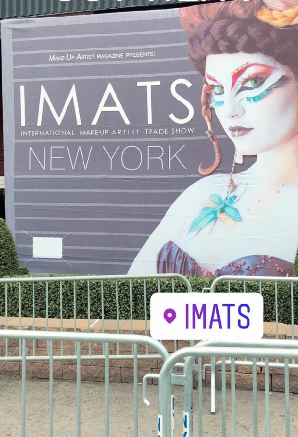  Walking into IMATS and getting ready for the day ahead of me.