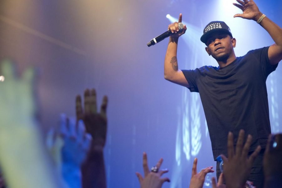 Kendrick Lamar, 30, performing on stage. Lamar has fallen witness to multiple instances of inappropriate use of the "N-word".