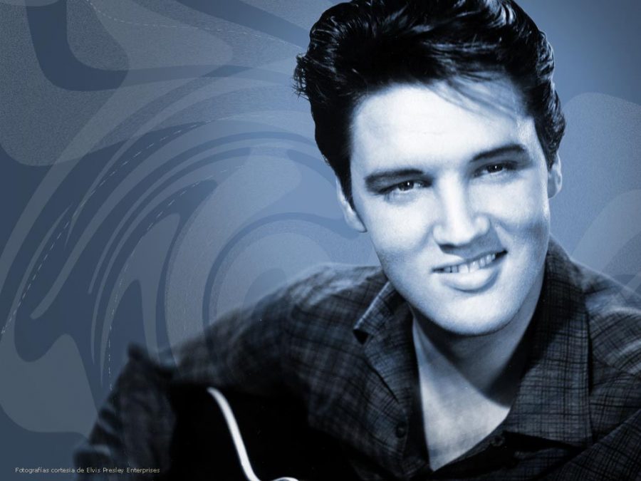 celebrating his single Jailhouse Rock, Elvis Presley, is making history.
