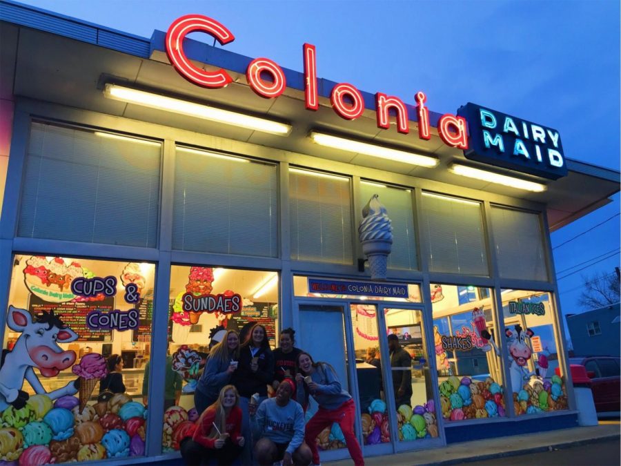 Summer Fun ! 
Customers enjoying the summer heat with the ice cream from Colonia Dairy Maid