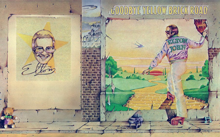 The history making album by Elton John Goodbye the Yellow Brick Road