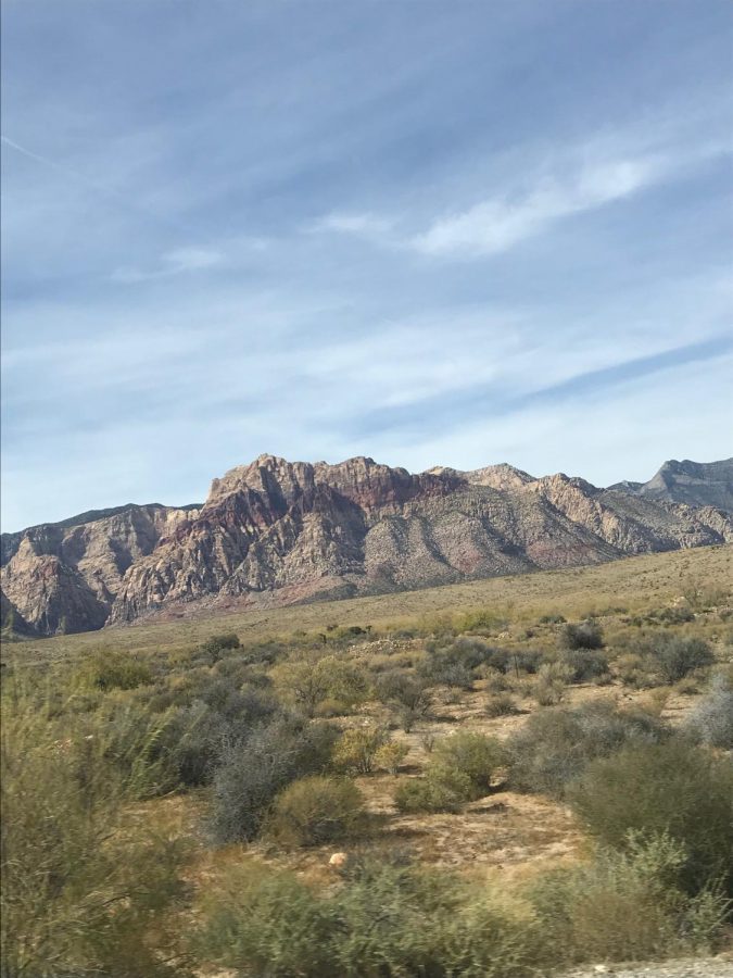 The beautiful Red Rock Canyon. 