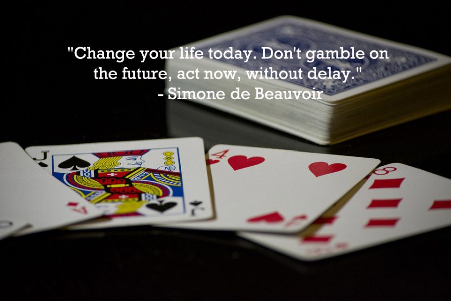 This is a quote by French writer, Simone de Beauvoir. 