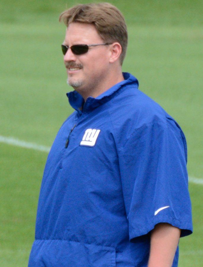 Seen here is failed New York Giants head coach Ben McAdoo, who was fired after just over one full season at that position.