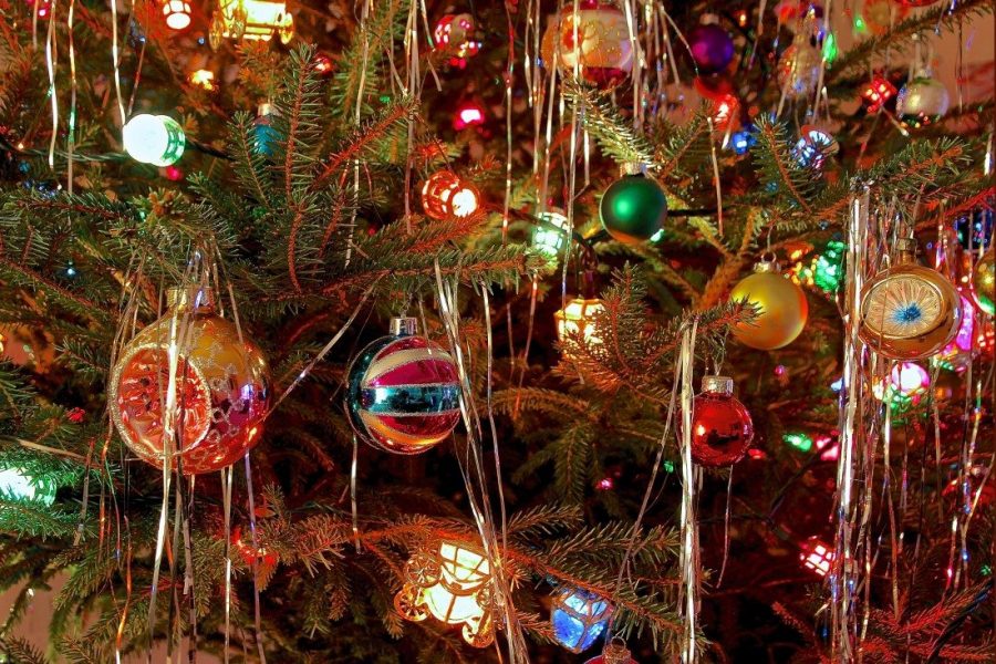 Tinsel is a common decoration on Christmas Trees and around houses for Christmas.