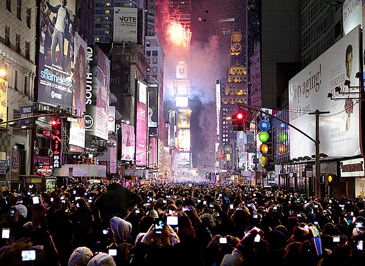 Thousands+of+people+from+all+over+the+country+and+the+world+go+to+Times+Square+on+New+Years+Eve+to+watch+the+iconic+ball+drop.