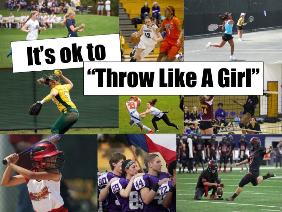 Many girls feel like they arent seen as good players because of their gender and that needs to change. Girls can play sports just like men can.