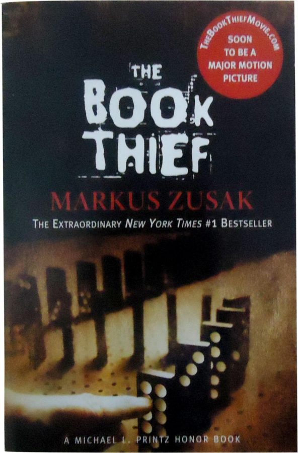 The front cover of the novel, The Book Thief.