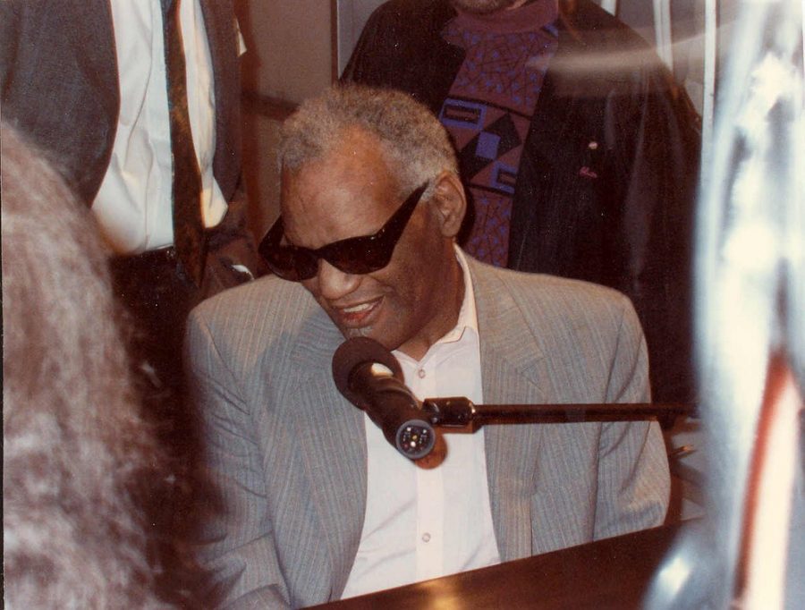 This is a picture of American Musician, Ray Charles.