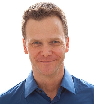 This is a picture of American Poet, Taylor Mali.
