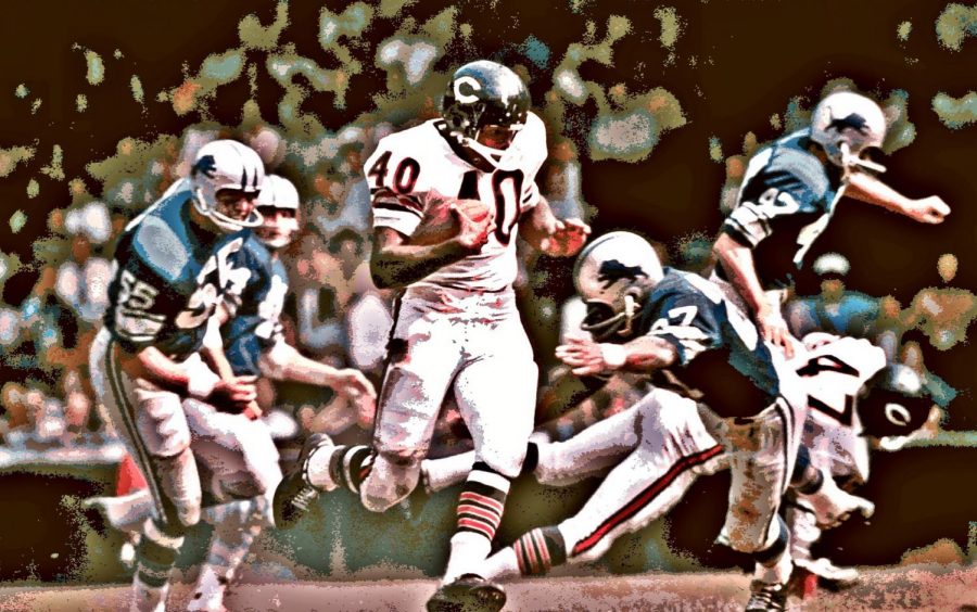 On this day in 1965 Gale Sayers set a record for most touchdowns in a game 
