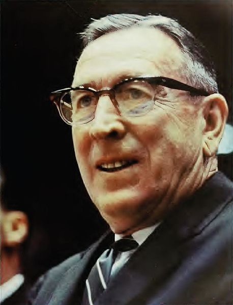 DescriptionJohn Robert Wooden was an American basketball player and head coach at the University of California, Los Angeles. 
