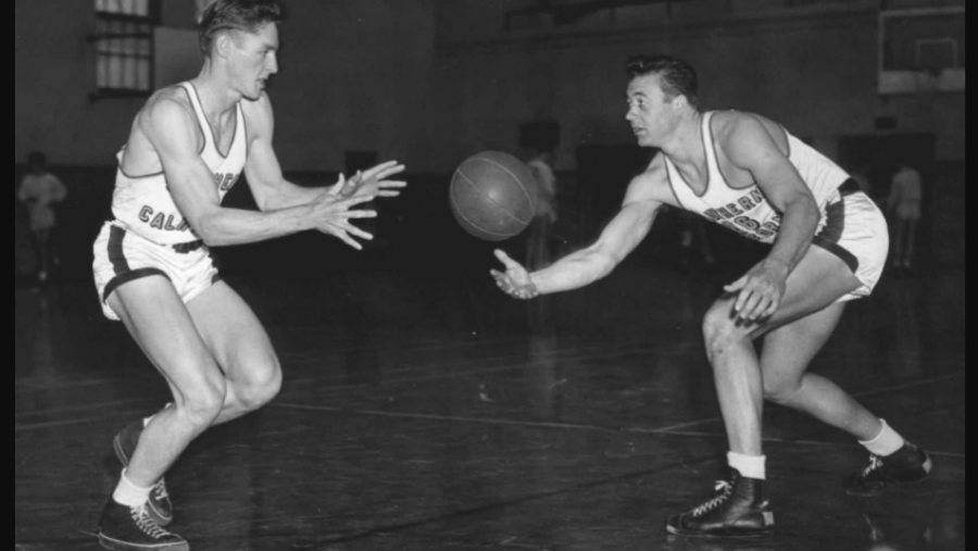On this day in 1956 Bill Sharman (left) ended his free throw streak of 55 games