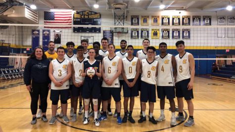 Colonia High Schools 2019 Varsity Boys team, pictured with coaches. 
